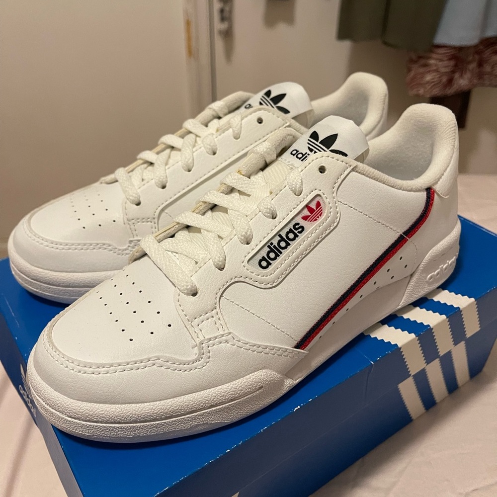 CONTINENTAL 80 J shoes White Scarlet Size 4